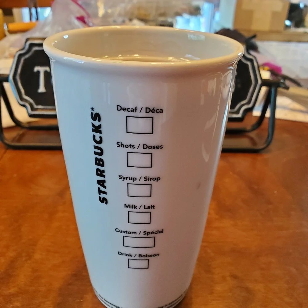 Starbucks 2016 Classic Logo 12oz Ceramic Tumbler